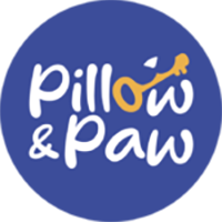 Logo Pillow and paw