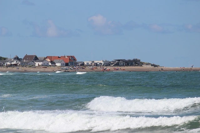 Ville en bord de mer